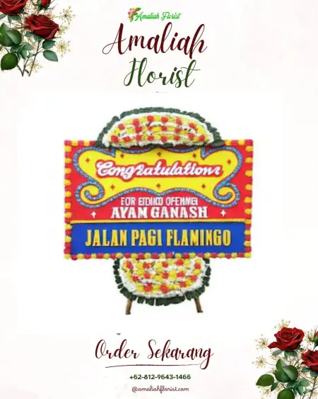 Sewa Papan Bunga Bangka